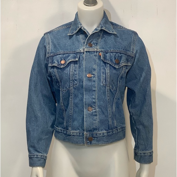 Levi’s vintage orange tab cropped Jean jacket. - Picture 2 of 6